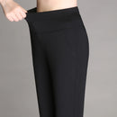 Flare pants female high waist micro trousers work