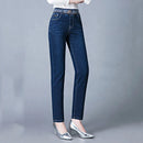 High Waist Skinny Denim Pants Mom Pencil Jeans Women Casual Streetwear Big Size 36 Retro Stretch Vaqueros Korean Jeansy Pantalon