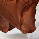Miyake Pleated Solid Color Semi-skirt 2025 Summer New Irregular Pleated Half-body Skirt Women's Mid-length Bud Skirt