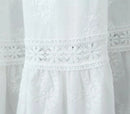 Lace Skirt Set Dress Summer Women Beach Holiday Sexy Cotton Matching Set Outfits Spring White 2 Pcs Vestidos Female Set 2025
