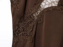 Vestido Mini Feminino Preto de Cetim com Renda e Alças - Sexy Costas Abertas Assimétrico Festa Noite