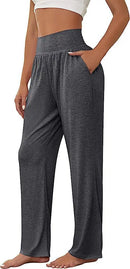Women's Wide Leg Yoga Pants High Waist Casual Sports Pants