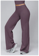 Yoga Pants Flare Leggings Women High Waist Wide Leg Pants Gym Women Fitness Sports Flared Pant Dance Trousers Women shaped Hip