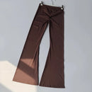 High Waist Pleated Wide Leg Pants for Women Autumn Cross Sexy Peach Hip Micro Flared Yoga Breathable Outdoor Fitness Trousers