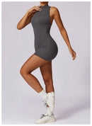 Macacão Feminino Fitness Slim sem Manga - Esportivo Casual