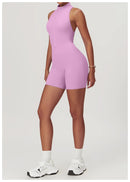 Macacão Feminino Fitness Slim sem Manga - Esportivo Casual