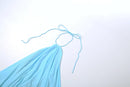 Vestido Mini Feminino Y2K com Halter e Franzido - Ombro Frio Costas Abertas Barra Irregular Sexy