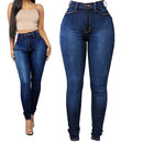 Skinny Jeans Women Pencil Pants Super Stretch Denim Sexy Slim Women Fashion Fashion Waist Retro Commuter