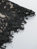 Vestido Longo Feminino com Renda e Alças Finas - Elegante Festa Noite