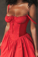Vestido Mini Feminino com Renda e Manga Longa - Decote Quadrado Ballet Festa