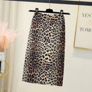 Fashion Midi Skirt For Women Flora Printed High Waist Pencil Skirt Female Causal Flower Bodycon Skirt With Slit