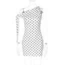 Vestido Mini Feminino Vintage com Poa e Amarrão - Tomara que Caia Sexy Verão Festa