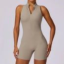 Macacão Feminino Fitness Slim sem Manga - Esportivo Casual