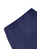 Women Midi Skirt High Waist A line Flowy Style Breathable Fabric Ideal for Casual Streetwear Dates  Classic Colors
