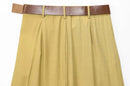 High Waist Wide Leg Pants for Women Fashion Belted Front Darts Side Pockets Female Trousers