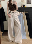 Women's High Waist Wide Leg Pants Casual Loose Flowy Trousers