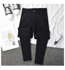 High Waist Slim Fit Women's Jeans Elasticity Pencil Nine Point Pants Spring Autumn Fashion Stylish Casual Comfortable
