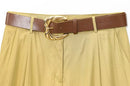 High Waist Wide Leg Pants for Women Fashion Belted Front Darts Side Pockets Female Trousers