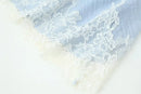 Ladies Holiday Sexy Chic Women Skirt Suit Lace Cami Top Long Straight Skirt Fashion Spring Summer Beach Skirt 2 Piece Set