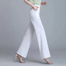 High Waist Wide Leg Pants Women Spring Autumn New Drop Feel Relaxed Straight Suit Pants Fashion Wild Casual Trousers White Black