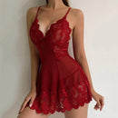 Vestido Mini Feminino com Halter e Renda Linha A - Sexy Decote V Sem Manga Costas Abertas Festa Clube Verão