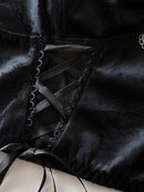 Womens Spaghetti Straps Tops Sexy Backless Bralette Breathable Comfortable Underwear Gothic Vest Short Style Crop Top Streetwear