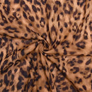 Vestido Maxi Feminino com Estampa de Leopardo e Alças - Sexy See Through Sem Manga Costas Abertas Praia Clube
