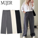 MUJER 2025 Wide Leg Pants for Women High Waist Baggy Pants Woman Casual Women's Summer Pants Loose Pants Woman Trousers Womens