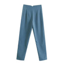 MUJER Office Wear High waist Pants for Women Formal Pants Office outfits Pencil Trousers Black Pink White Fashion Ladies Pants