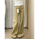 Ladies Jeans Flare Trousers Leisure Slimming Vintage Inspired Autumn  High Waist Bell  Women's pants Flared jeans jeans y2k