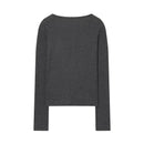Cardigan Feminino de Renda com Botões e Manga Longa - Cropped Vintage Tricô Suave Casual