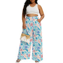 Wide Leg Pants for Women Work Business Casual Flowy High Waisted Dressy Pants Trousers Office with Pocket