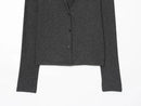Cardigan Feminino de Renda com Botões e Manga Longa - Cropped Vintage Tricô Suave Casual