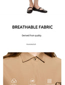 Conjunto Feminino 2 Peças com Camisa e Saia Plissada com Bordado - Casual Escritório