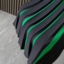 Elegant High Waist Panel Versatile Pleated Skirt Spring and Autumn Retro Fashion Stripe Mini Knitted Skirt Women's Mixed Color