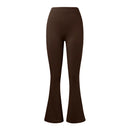 Yoga Flare Pants Women Sexy V-Cut Waist Butt Liftting Fitness Leggings Comfort Gym Running Fashion High Waist Slim Leggings