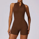 Macacão Feminino Fitness Slim sem Manga - Esportivo Casual