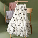 Women's Floral Skirt High Waist Long New 2025 Printed Chiffon Skirt Summer Woman Skirts Mujer Faldas Umbrella Skirt A963