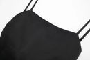 HH Womens Satin Spaghetti Strap Cami Top Tie Back Square Neck Camisole Elegant Summer Casual Party Streetwear Crop Top