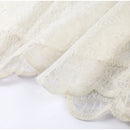 Lace Elegant Skirt Two Piece Set Women Turtleneck Hollow Out Lantern Sleeve Tops Irregular Hem Mini Skirt 2025 Chic Party Suit