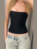 Women's Corset Tops Bandage Stripe Spaghetti Strap Crop Top Square Neck Bodycon Stretch Partywear Chic Lady Sleeveless Clubwear