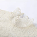 Lace Elegant Skirt Two Piece Set Women Turtleneck Hollow Out Lantern Sleeve Tops Irregular Hem Mini Skirt 2025 Chic Party Suit