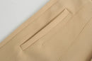 High Waist Solid Pants for Women Casual Basic Ankle Trousers with Pockets Zipper Fly Office Wear Pants Pantalones Mujer