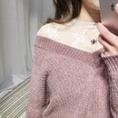 Women Lace Bottomed Blouse T-shirt Spring And Autumn Long Sleeve Mesh Crop Top Foreign Style Sexy Hollow Mesh Top High Neck 2024