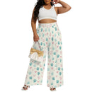 Wide Leg Pants for Women Work Business Casual Flowy High Waisted Dressy Pants Trousers Office with Pocket