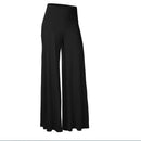 Womens Plus Size High Waist Suit Pants for Women Maxi Long Pants Solid Color Office Lady Loose Stretch Pleated Casual Trousers
